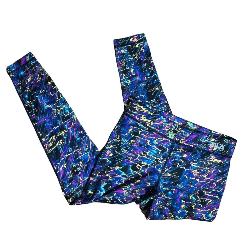Fila Multi Color Leggings Small NWOT